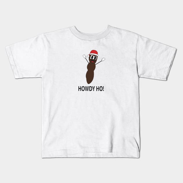 Christmas Poo Kids T-Shirt by Tobing's